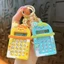 Móc chìa khóa TUYỆT VỜI, Máy tính Mini hiển thị 8 chữ số Kawaii, Mê cung màu kẹo di động Đồ dùng học tập nhẹ Trường học