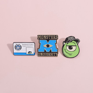 "Big Eyed Monster Monster University Thẻ ID sinh viên" Men Trâm cài Quần áo thời trang Phụ kiện Túi đi học Huy hiệu Quà tặng cho bạn bè