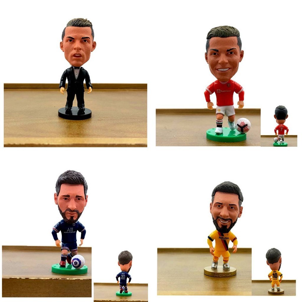 HK1 Ngôi Sao Bóng Đá Nhân Vật Hành Động Lionel Messi Cristiano Ronaldo Mô Hình Búp Bê Đồ Chơi Cho Trẻ Em Quà Tặng Bộ Sưu Tập Trang Trí KH1