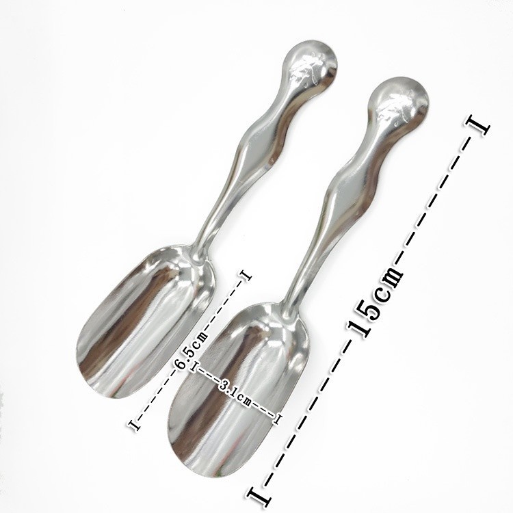 Dụng cụ xúc trà, muỗng thìa xúc trà bằng inox 304