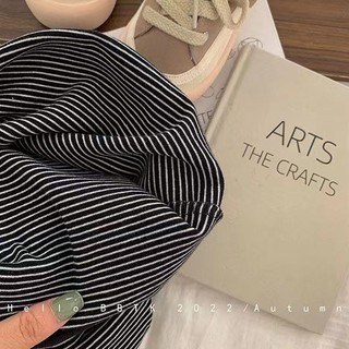 (6m-15Y) Áo thun sọc dài tay cho trẻ em Áo Hoodie cổ tròn bé trai và bé gái Hoàng tử