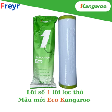 Lõi Lọc Thô Số 1 Kangaroo PP 5 Micron Mẫu Mới ECO Chính Hãng Dành Cho Máy Lọc Nước RO