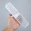 Hộp đựng dao kéo YUUKII, Hộp đựng cọ trang điểm lưu trữ đồ lặt vặt trong suốt, Dung tích lớn với dụng cụ sắp xếp văn phòng phẩm Snap