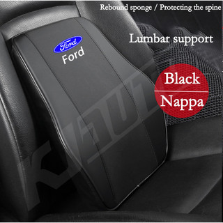 Ford Xe Cổ Tựa Đầu Gối Còn Lại Đầu Nappa Da Đệm Ô Tô Thoáng Khí Thắt Lưng Hỗ Trợ Gối Cho Xe Ford Fiesta Ranger T6 T7 T8 T9 Tập Trung Lãnh thổ Everest Ecosport Ka Focus