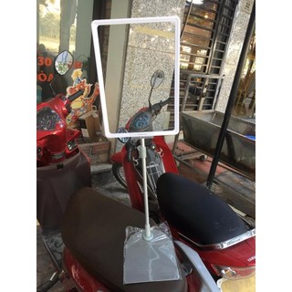 Bộ Chân đế kẹp bảng giá bằng nhôm nhựa, chân đế sắt gắn bảng giá siêu thị