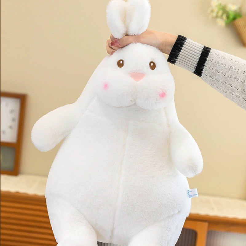 Gấu bông thỏ bụng béo [ MÃ GIẢM 20K GAUB20T6 ] Gấu bông cute Thỏ trắng lông mềm mại ôm rất thích