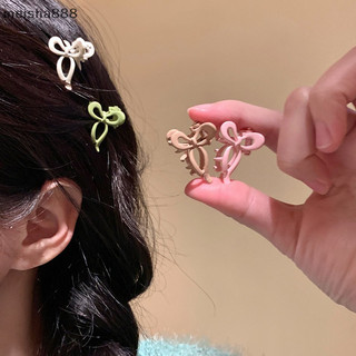 Meisha888 Công Chúa Nhiều Màu Sắc Nơ Nhỏ Kẹp Kim Loại Phụ Kiện Tóc Gãy Tóc Nổ Kẹp Mũ Đội Đầu