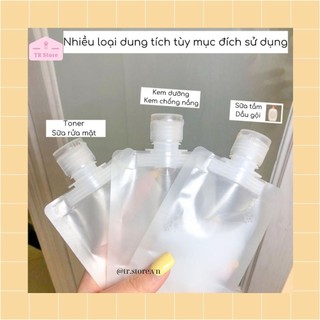 Túi chiết mỹ phẩm du lịch 30ml/50ml/100ml đựng dầu gội, sữa tắm, kem dưỡng tiện lợi
