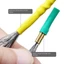 DARON 100 Chiếc Đậu Không Gian Câu Cá, Nút Chặn Dây Câu Silicon Vật Thể Khổng Lồ, Phụ Kiện Câu Cá Bền 5 Kích Cỡ Chống Dây Câu Cá Bobber Phao Dòng Chính