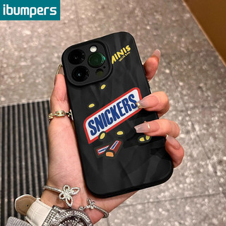 ibumpers Ốp Lưng IPhone Sô Cô La Hoạt Hình Dễ Thương Họa Tiết Cho IPhone 16 15 14 12 13 11 Pro Max IP 7 8 Plus X XS XR Ốp Điện Thoại Silicon Mềm Chống Sốc Mỏng