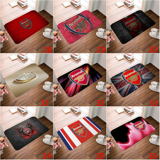 Thảm cửa Logo câu lạc bộ bóng đá Arsenal Phòng ngủ Văn phòng Trang trí nội thất Thảm trải sàn chống trượt (60x40CM)