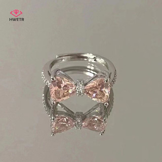 Hwetr Tối Giản Nơ Mở Nhẫn Có Thể Điều Chỉnh Cho Nữ Bé Gái Thời Trang Sáng Tạo Hình Học Không Đều Sinh Nhật Trang Sức Quà Tặng Mới
