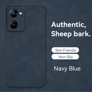 Ốp lưng Realme v30 v30t realmev30 realmev30t Vỏ chống rơi và hấp thụ sốc được làm bằng da cừu chất lượng cao và vỏ cứng thân thiện với da