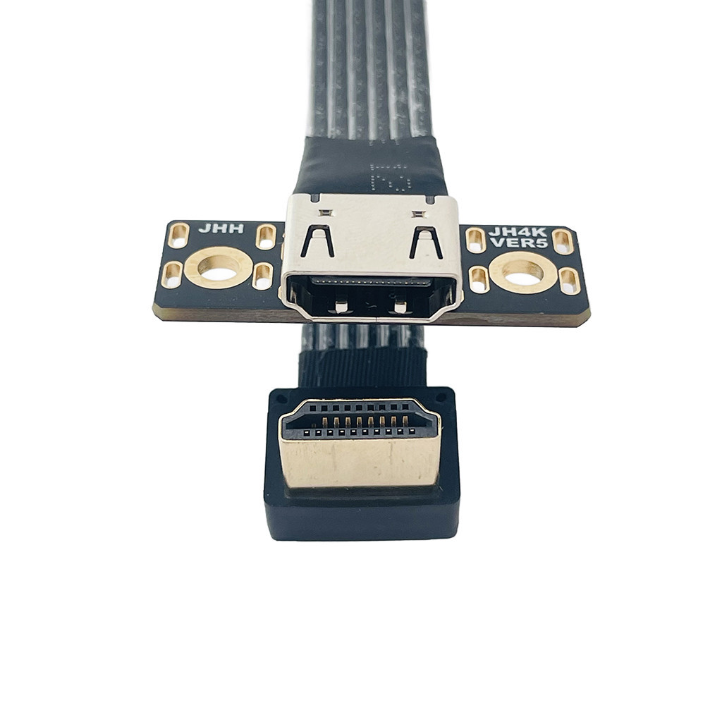 Jmt HDMI tương thích 2.1 48Gbps Cáp chuyển đổi Video tích hợp Cáp mở rộng không mất mạ bạc 4K240hz cho vỏ ITX Cáp HD