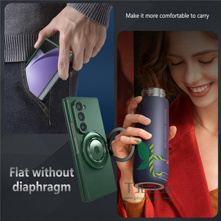 Ốp lưng có thể xoay siêu từ tính Samsung Galaxy Z Fold 6 Z Fold 5 Z Fold 4 Z Fold 3 Vỏ giữ vòng sạc không dây