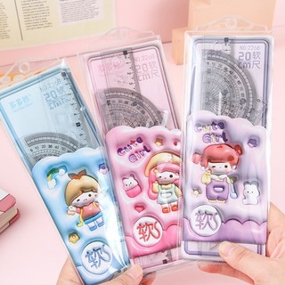 Bộ Thước Hoạt Hình - 4 Món