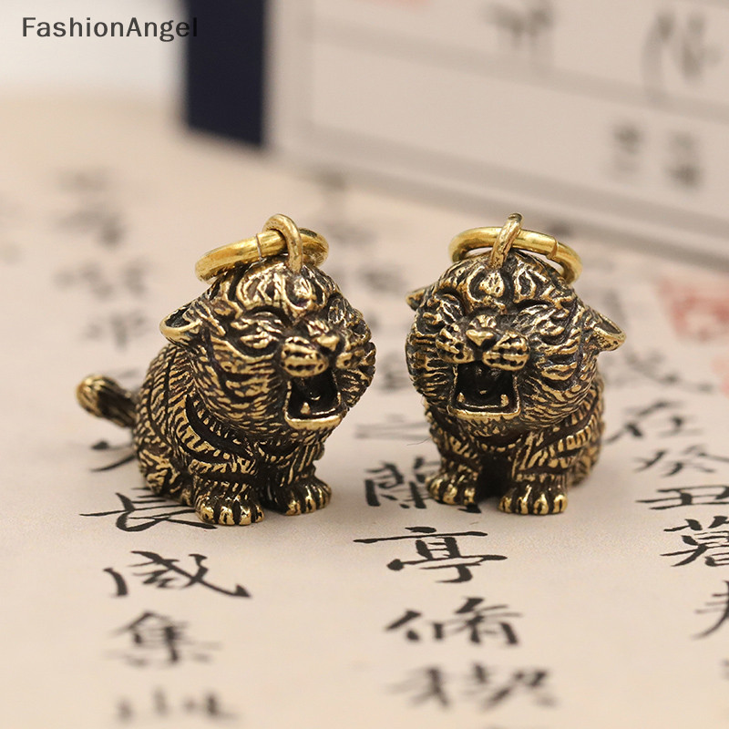 Fashionangel Kim Loại Đồng Hổ Móc Chìa Khóa DIY Treo Phụ Kiện Trang Sức Động Vật Các Bức Tượng Nhỏ TH