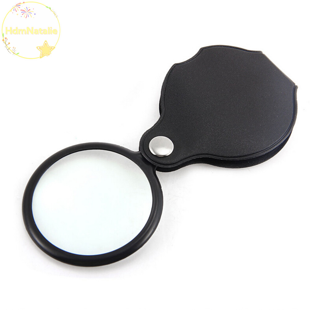 HdmNatalie Pocket 5X50mm Gấp Trang Sức Kính lúp Kính lúp Mắt Ống Kính Lúp VN