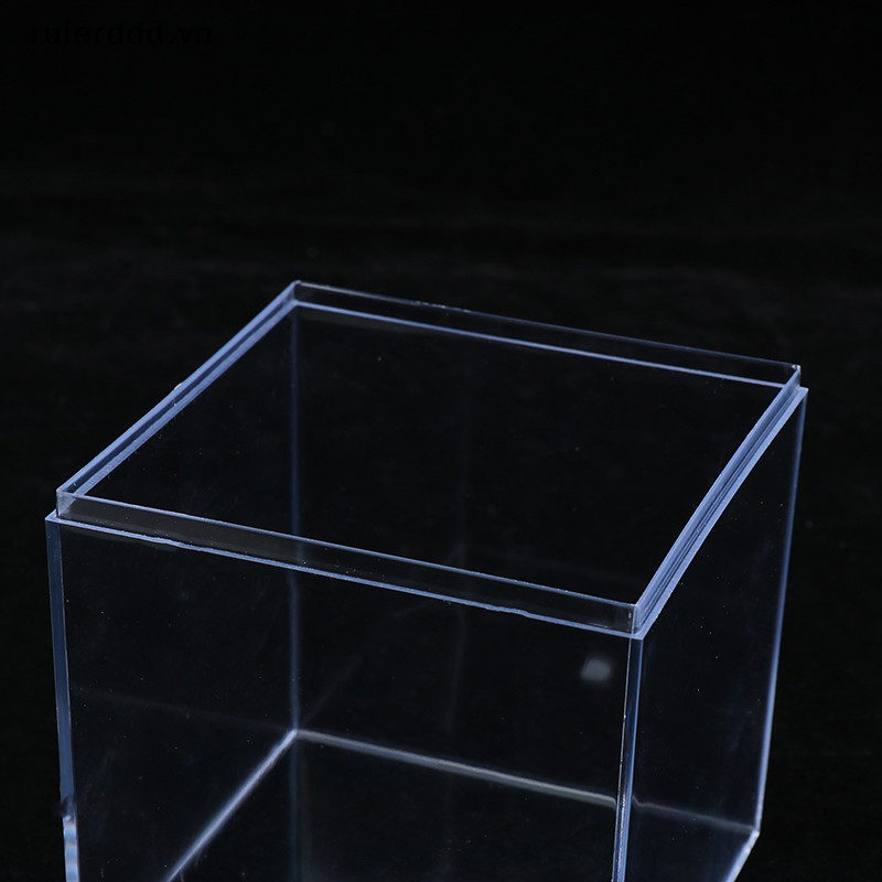 # Mới # 1 Hộp Acrylic Trong Suốt Có Nắp Nhựa Tổ Chức Quà Tặng Nhỏ Vuông Hộp Đóng Gói Thực Phẩm Kẹo Hộp Bảo Quản Cho Gia Đình.