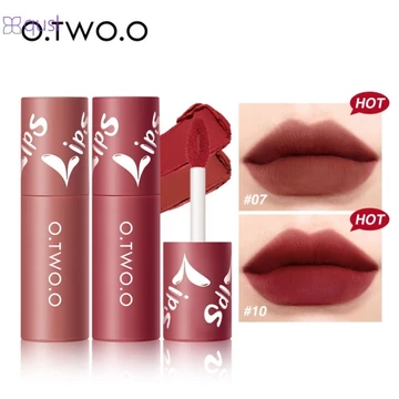 O.two.o Matte Velvet Lip & Cheek Mud Dual-use Lip Clay Long Lasting Liquid Lip Tint qusl
