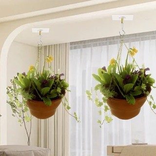 Móc lưu trữ trần đa năng cho dải ánh sáng Biểu ngữ - Sân vườn ngoài trời Cây chống gió Giá treo chậu hoa