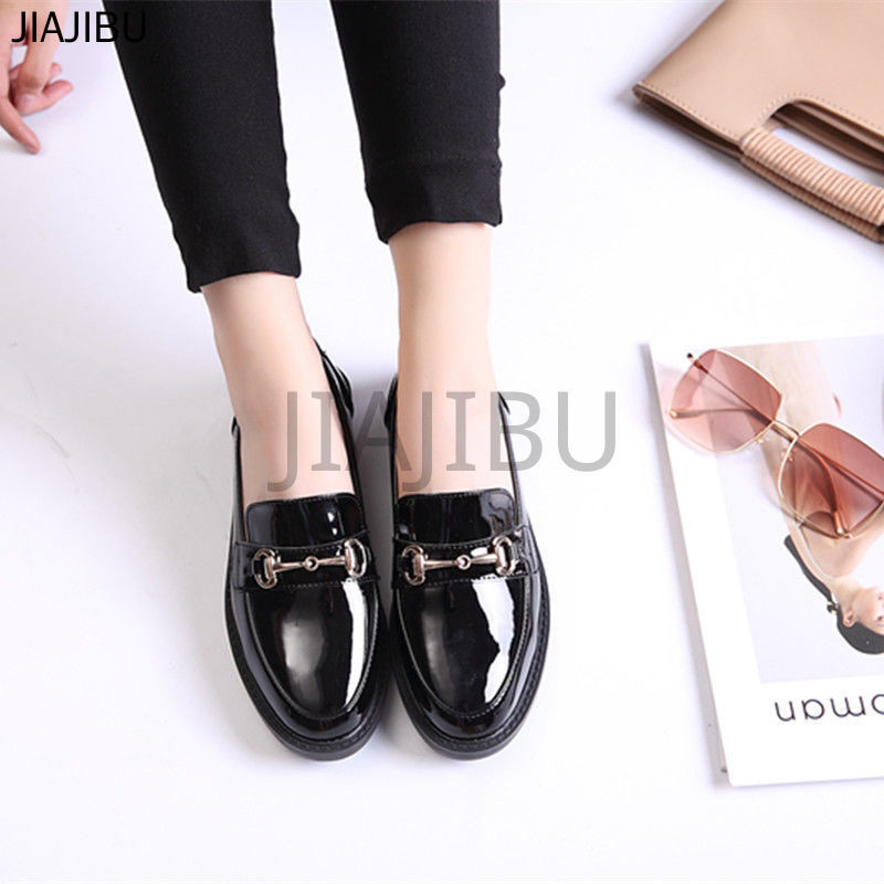 Size 34-46 Giày Da Đế Dày Đế Dày Phong Cách Anh Quốc Giày Nữ Cỡ Lớn 45 Giày Da Sáng Chế Đầu Tròn Chống Trượt 44 Korean Fashion Platform Mary Jane Shoes 43 Giày Đi Học Màu Đen Nhật Bản 42 Retro Casual Lolita Doll Shoes Giày Lười Cosplay Giày Khiêu Vũ