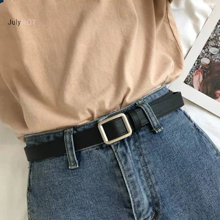 Julyhot Thời Trang Nữ Dây Da Thật Chính Hãng Khóa Vàng Thời Trang Và Đa Năng Quần Jean Trang Trí Thường Ngày Thiết Kế Thắt Lưng Nữ Massivedeals