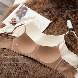 Cốc mỏng không sẹo, một mảnh, nửa cốc, ngực nhỏ tập hợp, bề mặt nhẵn, kiểu dáng mỏng, thoải mái, không có vòng thép, áo ngực chống chảy xệ