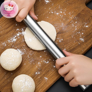 Moonlights Thép không gỉ Cán Pin Dụng Cụ Nhà Bếp Bột Con Lăn Nướng Pizza Mì Bánh Quy Bánh Bao Làm Dụng Cụ Không Nướng EN