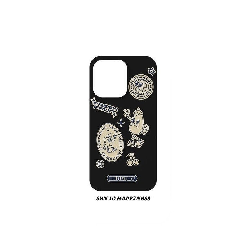 Ốp Điện Thoại QYJS Hoạt Hình Phong Cách Retro Thích Hợp Cho IPhone X XS XR XSMAX SE 11 12 PRO 13 14 15 ProMax 7 8 PLUS 14 15 PLUS Vỏ Bảo Vệ Điện Thoại Chống Sốc Phim Sáng Tạo GSF5