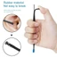 ZENZON Silicone Mềm Earpick, Dụng Cụ Làm Sạch Tai Xoắn Ốc Hai Đầu, Massage Earscoop Ear Clean 360° Dụng cụ làm sạch sáp tai quay Chăm sóc tai