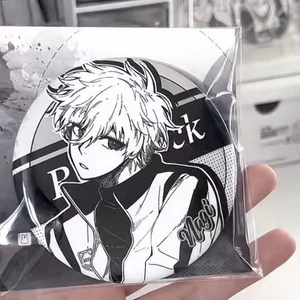 Blue Lock Nagi Seishiro Huy hiệu 58mm, Pin Doujinshi tùy chỉnh, Huy hiệu Men BLUELOCK, Quà tặng Huy hiệu Anime