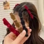 Màu Trơn Phong Cách Hàn Quốc Cắt Tóc Nổ Đầu Trước Kẹp Đổ Xô Barrettes Phụ Kiện Tóc Mới