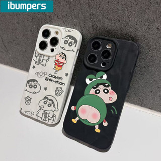 ibumpers Ốp Lưng IPhone Dễ Thương Ngộ nghĩnh Crayon Shin-chan Họa Tiết Cho IPhone 16 15 14 12 13 11 Pro Max IP 7 8 Plus X XS XR Ốp Điện Thoại Silicon Mềm Chống Sốc