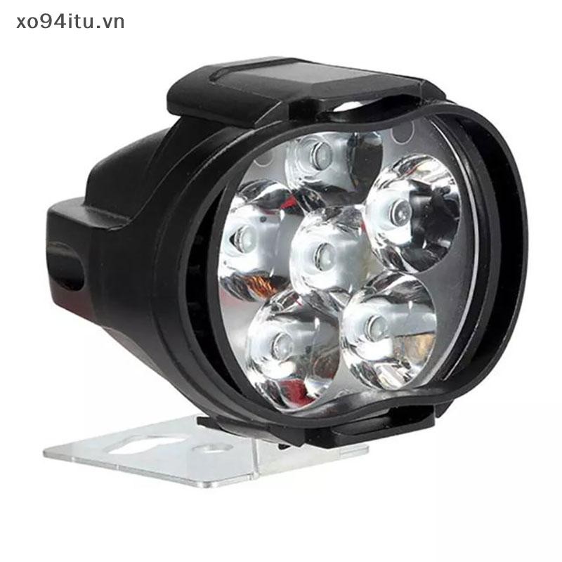 Xoitu 1 LED Đèn Pha Xe Máy Trắng Siêu Sáng 6 Đèn LED Làm Việc VN