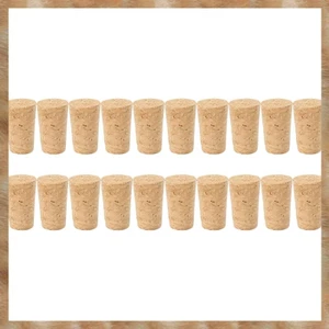 20 Cái / lốc Nút Chai Gỗ Tự Nhiên Nút Rượu Nút Chai Gỗ Nút Chặn Loại Nón Chai Rượu Nút Chai Cắm Niêm Phong Nắp Chai Bia Nút Chai