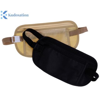 Kudosation Travel Money Belt Ẩn Eo Ví An Ninh Túi Hộ Chiếu Túi Đựng ID