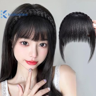 Kudosation Tóc Giả Không Khí Nổ Tự Nhiên Vô Hình Thẳng Nổ Liền Mạch Tự Nhiên Trán Giả Nổ Kiểu Tóc Dụng Cụ