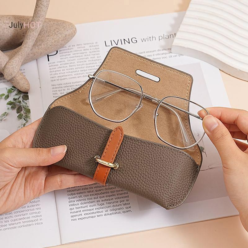 Julyhot Unisex Kính Thời Trang Túi Bảo Vệ Bao Da Nam Nữ Di Động Kính Mát Hộp Đọc Sách Kính Mắt Hộp Phụ Kiện Massivedeals
