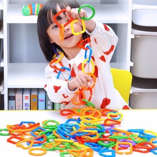 Trẻ Em Hình Học Khóa Dây Xích Giáo Dục Sớm Mẫu Giáo Xếp Hình Tập Trung Tay Hành Động Tinh Tế Khâu Đồ Chơi Cho Bé