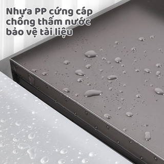 Túi Đựng Tài Liệu A4 A3 A2 Sức Chứa 240 Tờ, Bìa Đựng Tài Liệu Chống Thấm Nước Có Quai Cầm NGÓI HOME - KTL02