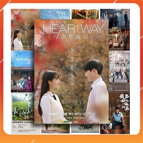 [DECAL] A5 In Màu - Set 50 Tờ Poster Giấy Dán Tường - HÌNH POSTER PHIM HÀN QUỐC - Decor Trang Trí Nhà | MS: 111565