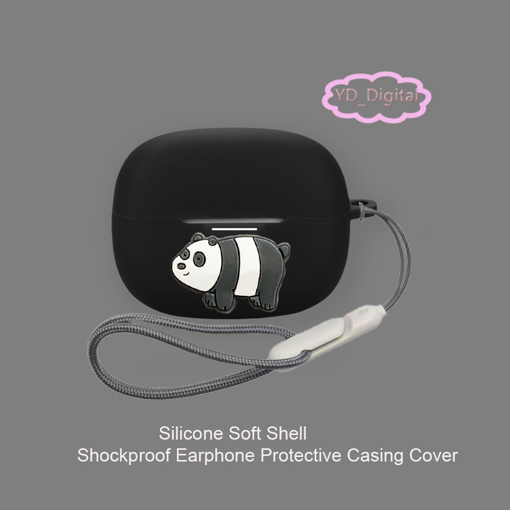 Dành Cho Xiaomi Redmi buds 8 pro Ốp Lưng Silicon Tai Nghe Vỏ Mềm Vỏ Bảo Vệ Tai Nghe Có Nhẫn