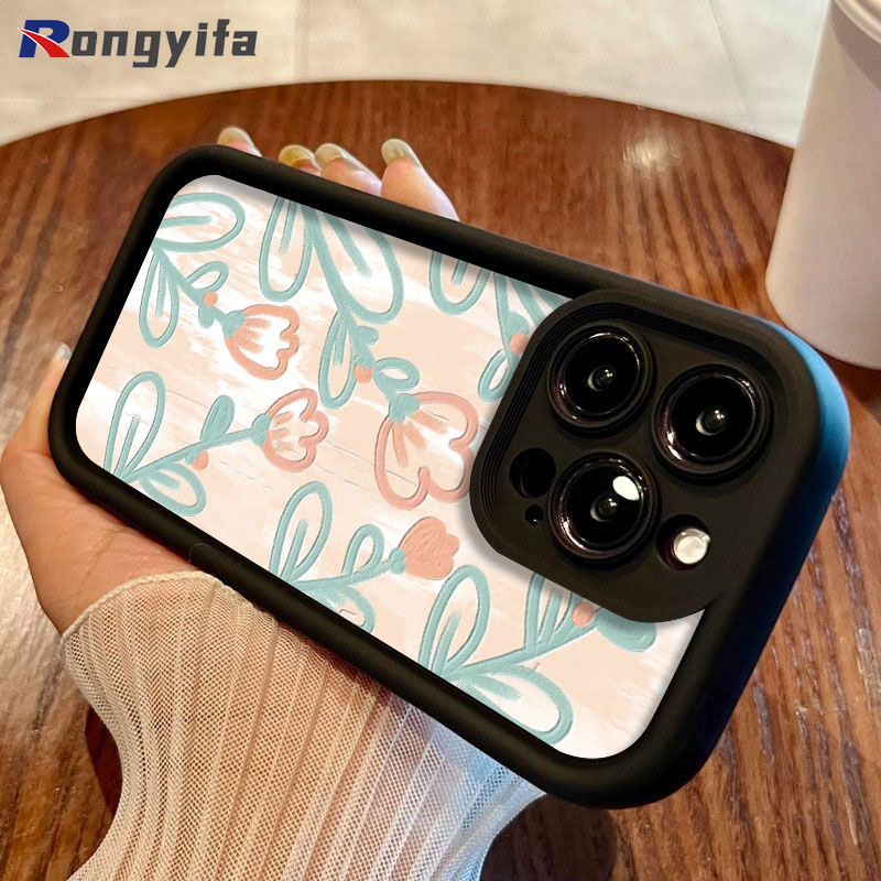 Ốp Điện Thoại Graffiti Hoa Cho Vivo IQOO Z9 Turbo + Lite Z9X Z8 Z7 Z7X Z7i Z6 Z1 Pro Z6 Z6X Z5 Z5X Z3 Z1X U5X U5 U5E U3X U1X U1 5G Vỏ Hoạt Hình Dễ Thương Chống Rơi Ốp Lưng Mềm