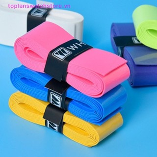 Toplanswatchstore Vợt Cầu Lông Chống Trơn Trượt Tay Dính Giảm Chấn Vợt Tennis Phim Bọc Băng Hút Mồ Hôi Phẳng Bọc Có Dây Đeo VN