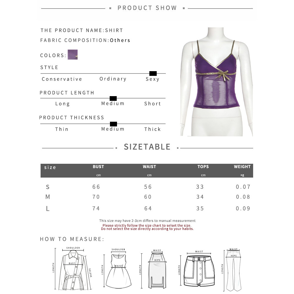 Klalien Chắp Vá Lưới Camisole Nữ Gợi Cảm Nơ Vàng Eo Cổ Thấp Xu Hướng Mùa Hè Phố Nửa Đêm Câu Lạc Bộ Y2K Hoang Dã Cơ Bản Tank Top