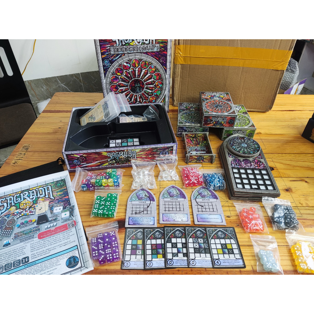 Boardgame Sagrada lắp ghép xí ngầu rất hay Engsub Tigar