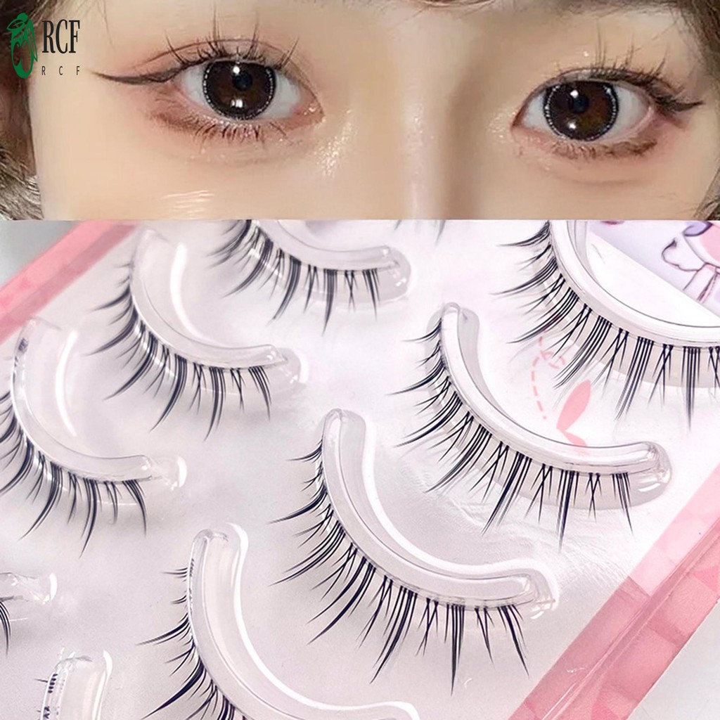 Giao hàng từ Việt Nam kèm keo dán miễn phí  Cặp Cosplay Manga Mi Nhìn Tự Nhiên Lông Mi Giả Hoàn Hảo Cho Bé Gái Trang Điểm Mắt Ngủ