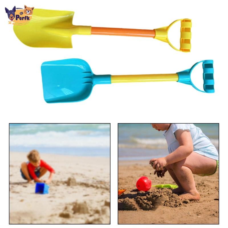 2x Bãi Biển Spades Xẻng Cát Đồ Chơi Du Lịch Hộp Cát Đồ Chơi Ngoài Trời Chắc Chắn Tuyết Muỗng Cho Trẻ Em Đào Cát Tuyết Trẻ Em