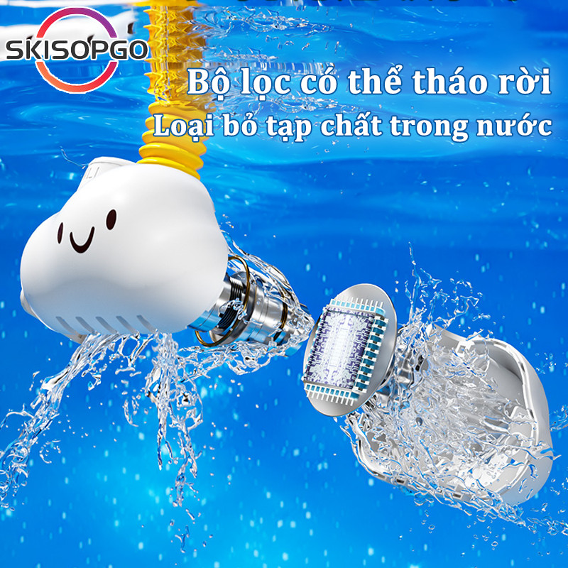 【SKISOPGO】Đồ chơi nhà tắm trẻ em phun nước tự động dễ thương kèm vòi sen – quà tặng mùa hè cho bé đi bể bơi